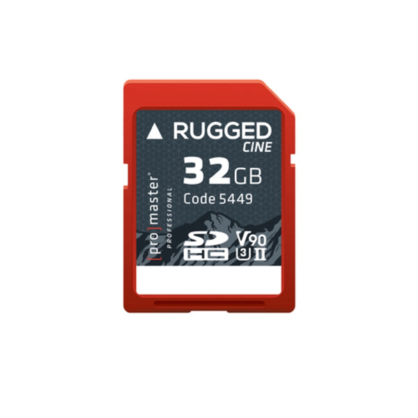 Promaster SDHC 32GB Rugged CINE UHS-II Memory Card