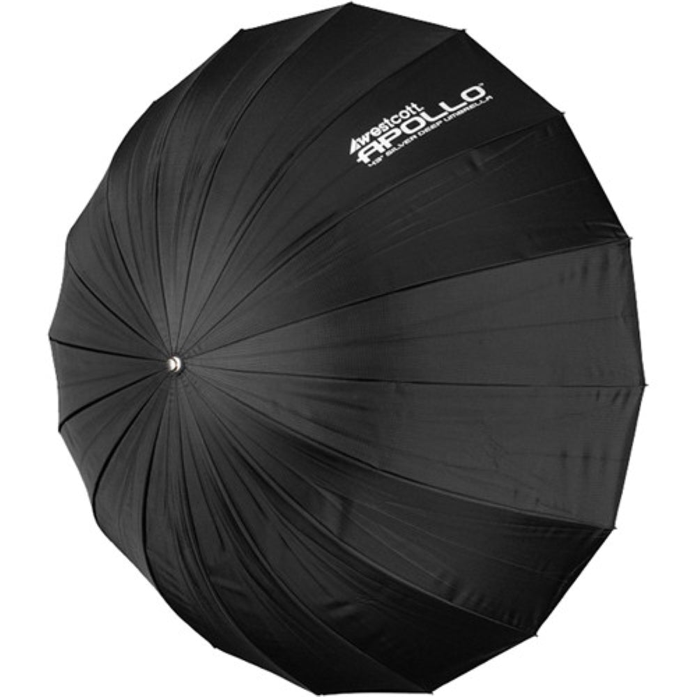 Westcott Apollo Deep Umbrella | Silver, 43"