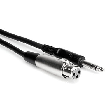 Hosa Technology Stereo 1/4" Male to 3-Pin XLR Female Interconnect Cable | 5