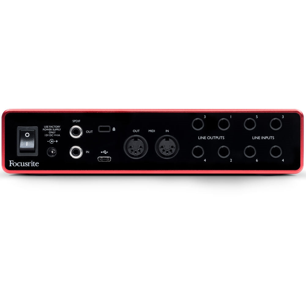 Focusrite Scarlett 8i6 8x6 USB Audio/MIDI Interface | 3rd Generation