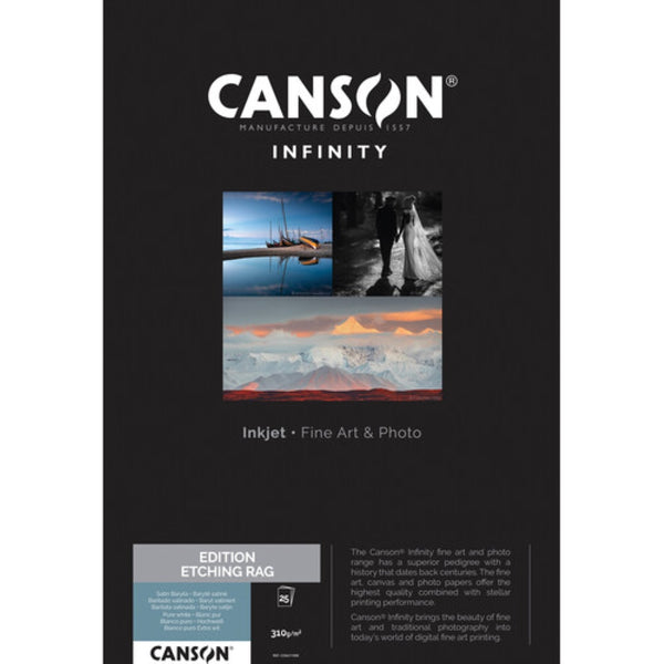 Canson Infinity Edition Etching Rag Paper | 8.5 x 11", 10 Sheets