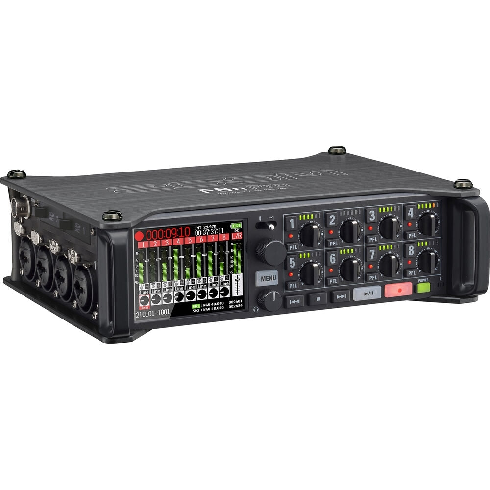 Zoom F8n Pro 8-Input / 10-Track Multitrack Field Recorder