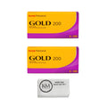 Kodak GOLD 200 120mm | 10 Rolls (2 Boxes) + K&M Cleaning Cloth Bundle