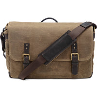 ONA The Union Street Messenger Bag | Ranger Tan, Waxed Canvas & Leather