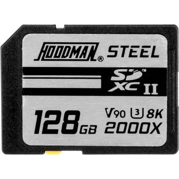 Hoodman 128GB Steel 2000x SDXC UHS-II Memory Card