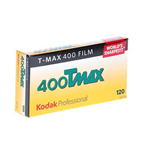 Kodak Professional T-Max 400 Black and White Negative Film | 120 Roll Film, 5-Pack
