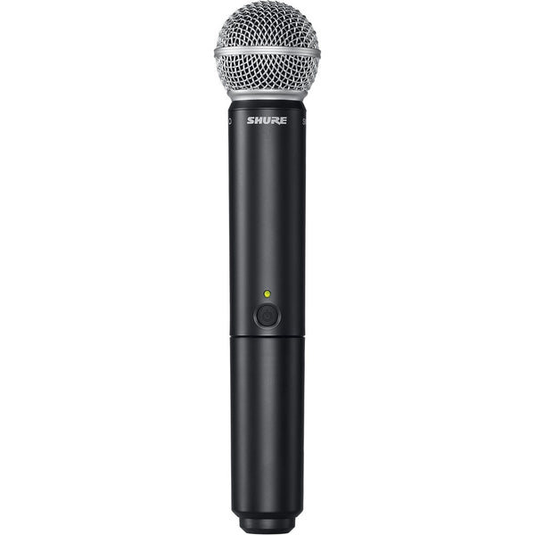 Shure BLX288/SM58 Dual-Channel Wireless Handheld Microphone System with SM58 Capsules | H9: 512 to 542 MHz