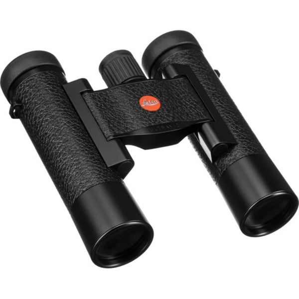 Leica 10x25 Ultravid Blackline Binoculars | Black with Black Leather