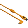 Tether Tools USB 3.0 Type-A Male to Micro-USB Right-Angle Male Cable | 15', Orange
