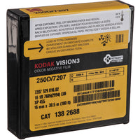 Kodak VISION3 250D Color Negative Film #7207 | 16mm, 100' Roll