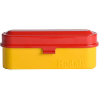 Kodak Steel 120/135 Film Case | Red Lid/Yellow Body