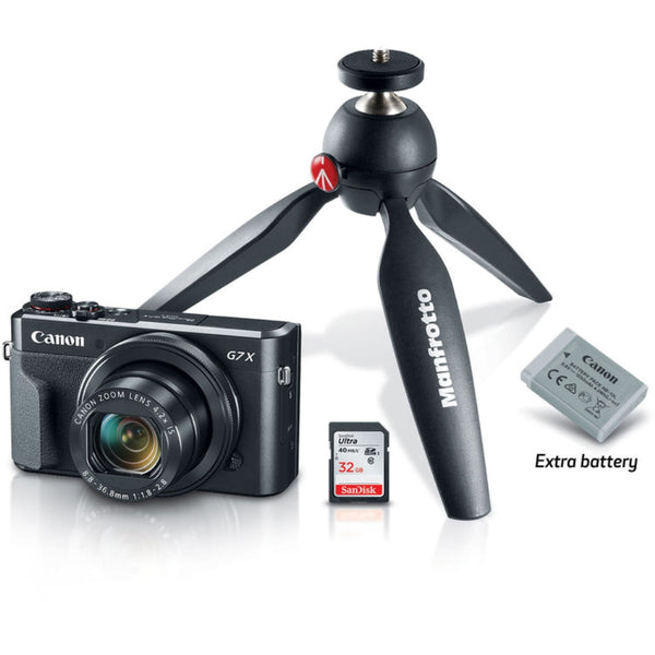 Canon PowerShot G7 X Mark II Digital Camera Video Creator Kit