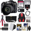Pentax K-1 Mark II Full Frame Wi-Fi Digital SLR Camera & FA 28-105mm Lens with 64GB Card + Battery + Flash + Backpack + Tripod + Kit
