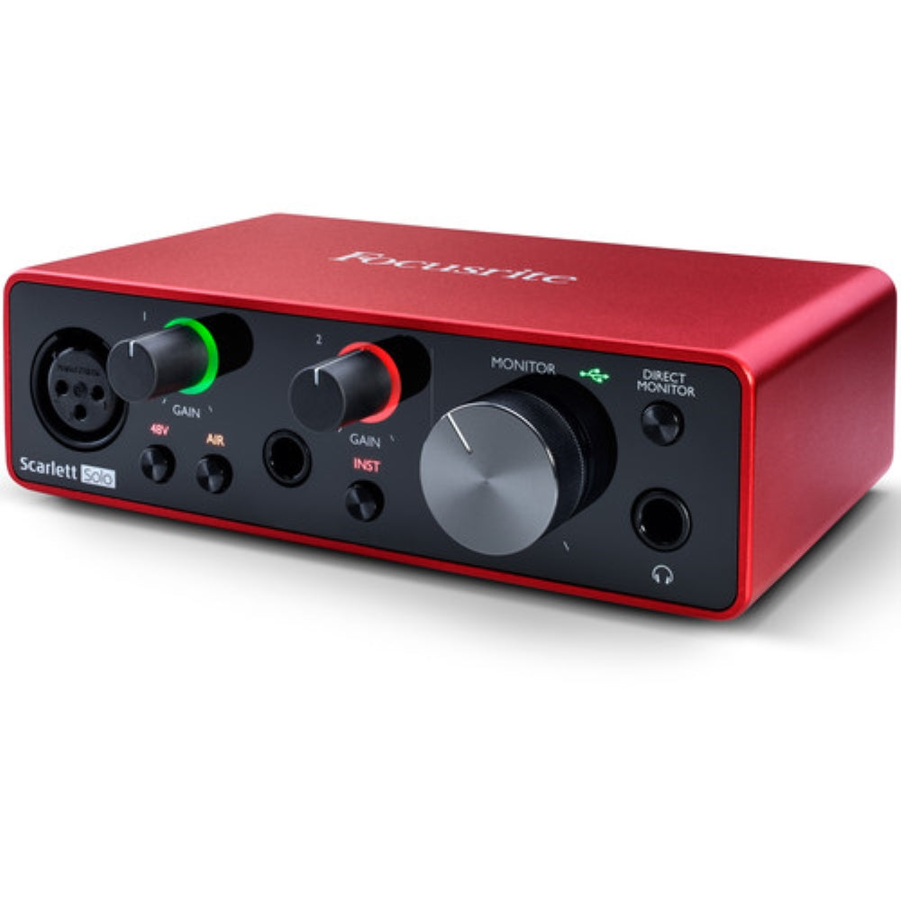 Focusrite Scarlett Solo 2x2 USB Audio Interface | 3rd Generation