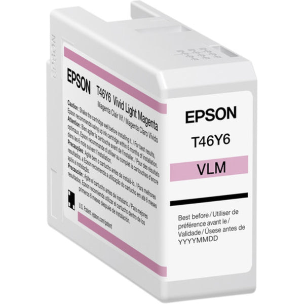 Epson T46Y Vivid Light Magenta UltraChrome PRO10 Ink Cartridge | 50mL
