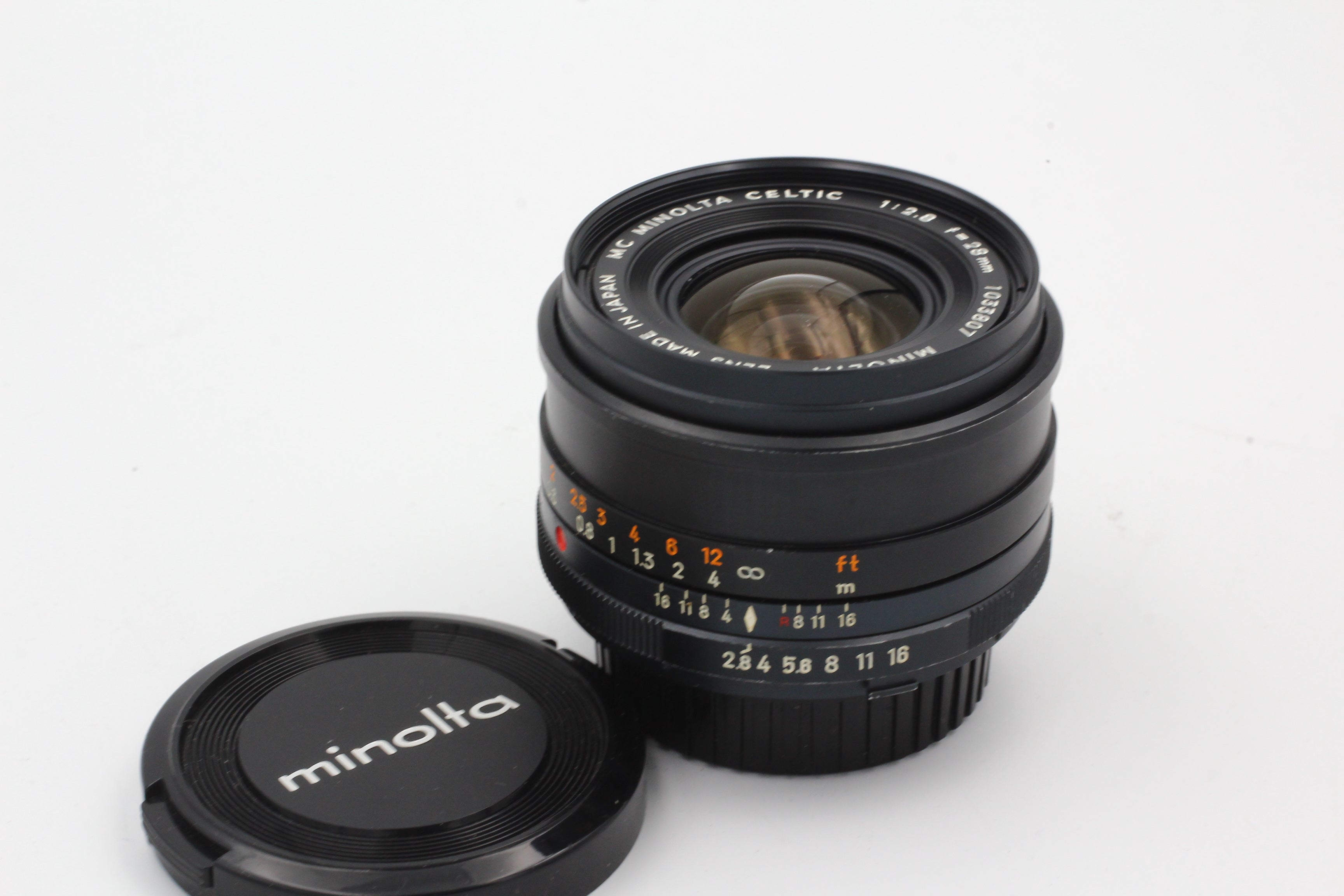 Used Minolta MD Celtic 28mm f2.8 Used Very Good