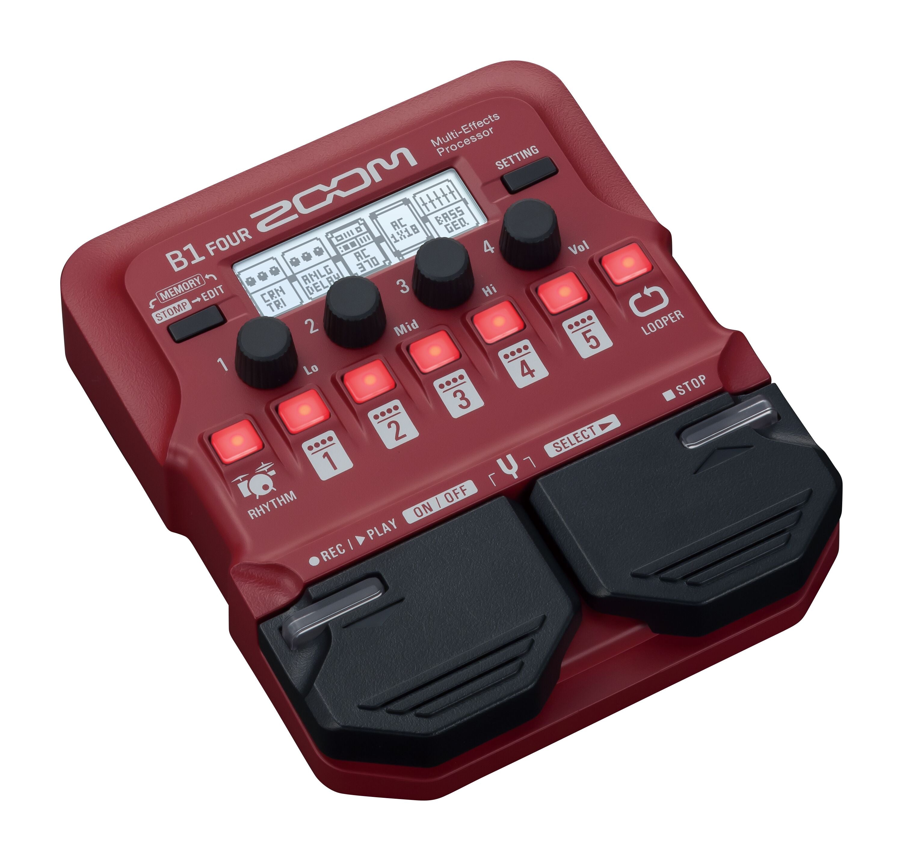 Zoom B1 FOUR Guitar Multi-Effects Processor