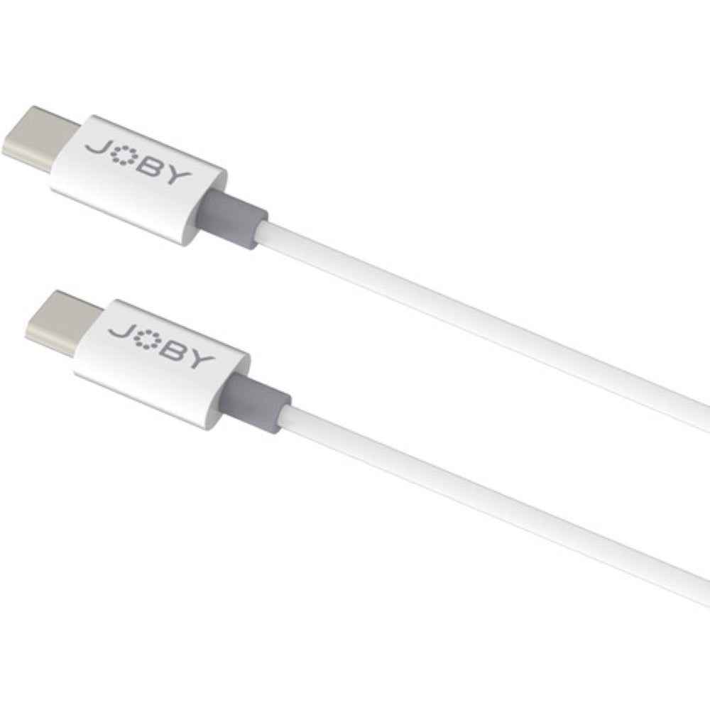 JOBY Charge & Sync USB Type-C to USB Type-C Cable | 6.6', White