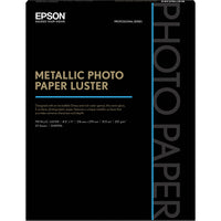 Epson Metallic Photo Paper Luster | 8.5" x 11", 25 Sheets