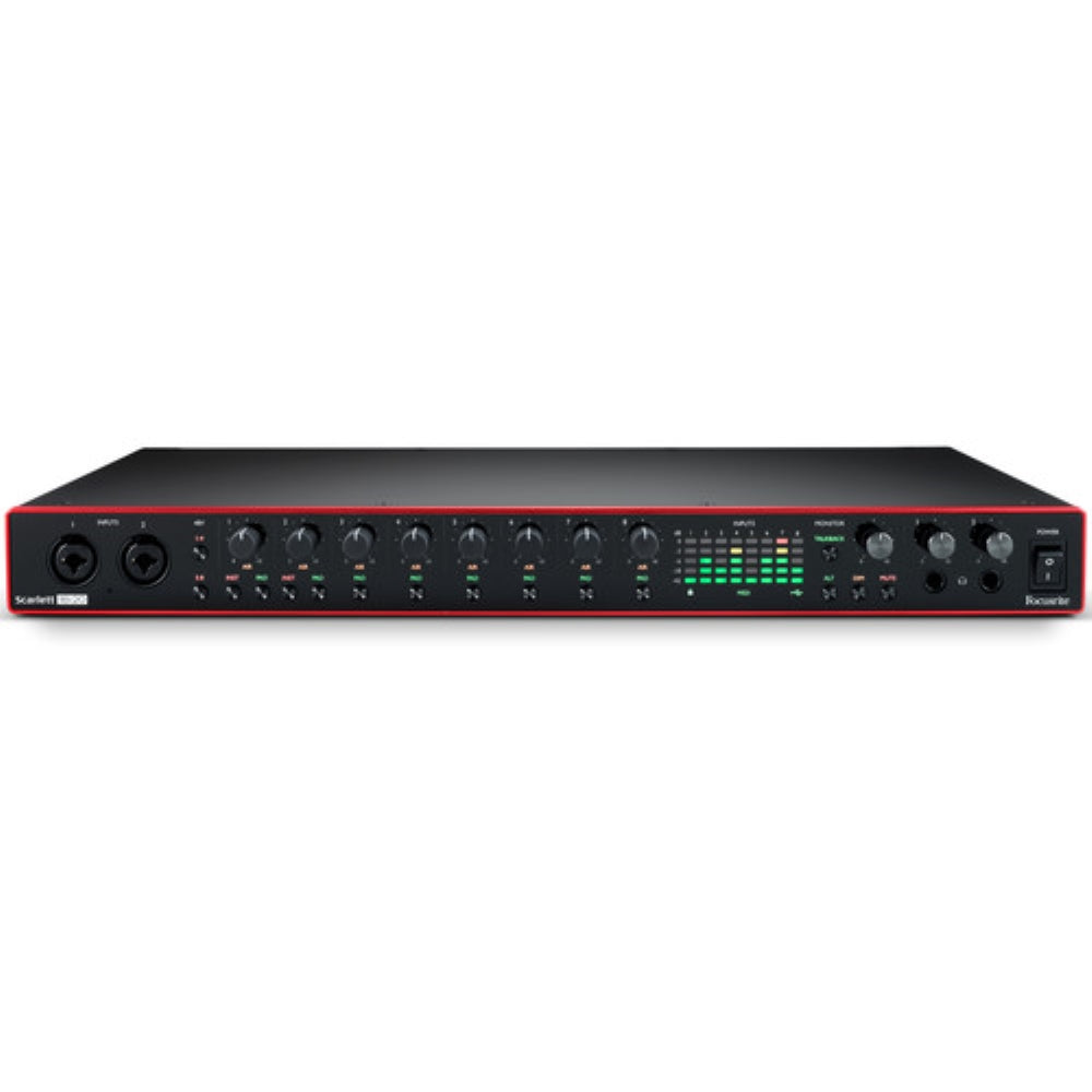 Focusrite Scarlett 18i20 Rackmount 18x20 USB Type-C Audio/MIDI Interface | 3rd Generation