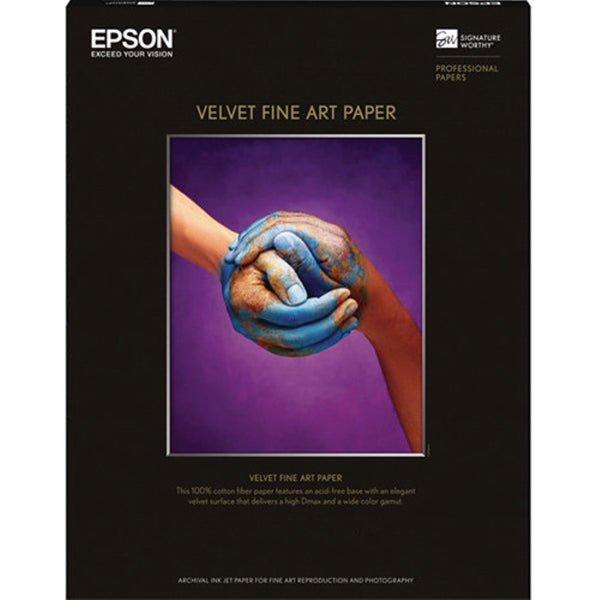 Epson Velvet Fine Art Paper | 13 x 19", 20 Sheets