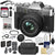 FUJIFILM X-T30 II Mirrorless Digital Camera | 15-45mm Lens | Silver + 52mm Filter + Cleaning Kit + Memory Card and Case + Screen Protectors + Camera Case + Memory Card Reader + Lens Cap Keeper + Spare Battery and Charger Bundle