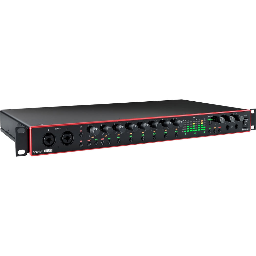 Focusrite Scarlett 18i20 Rackmount 18x20 USB Type-C Audio/MIDI Interface | 3rd Generation