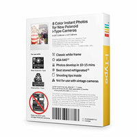 Polaroid Originals Instant Film Color Film for I-TYPE | White Frame, 8 Exposures
