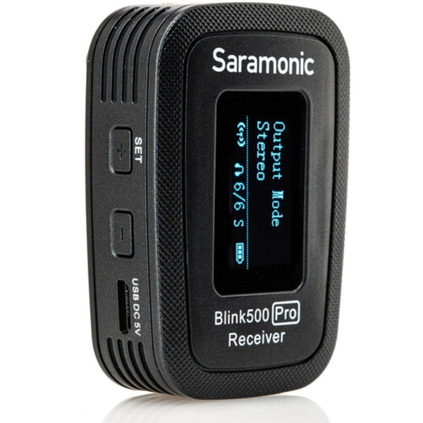 Saramonic Blink 500 Pro B2 2-Person Digital Camera-Mount Wireless Omni Lavalier Microphone System | 2.4 GHz, Black
