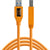 Tether Tools TetherPro SuperSpeed USB 3.0 Male A to Male B Cable | 15', High-Visibility Orange