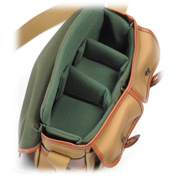 Billingham Small Hadley Shoulder Bag | Khaki with Tan Leather Trim