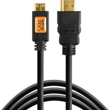 Tether Tools TetherPro High-Speed Mini-HDMI to HDMI Cable with Ethernet | 6'