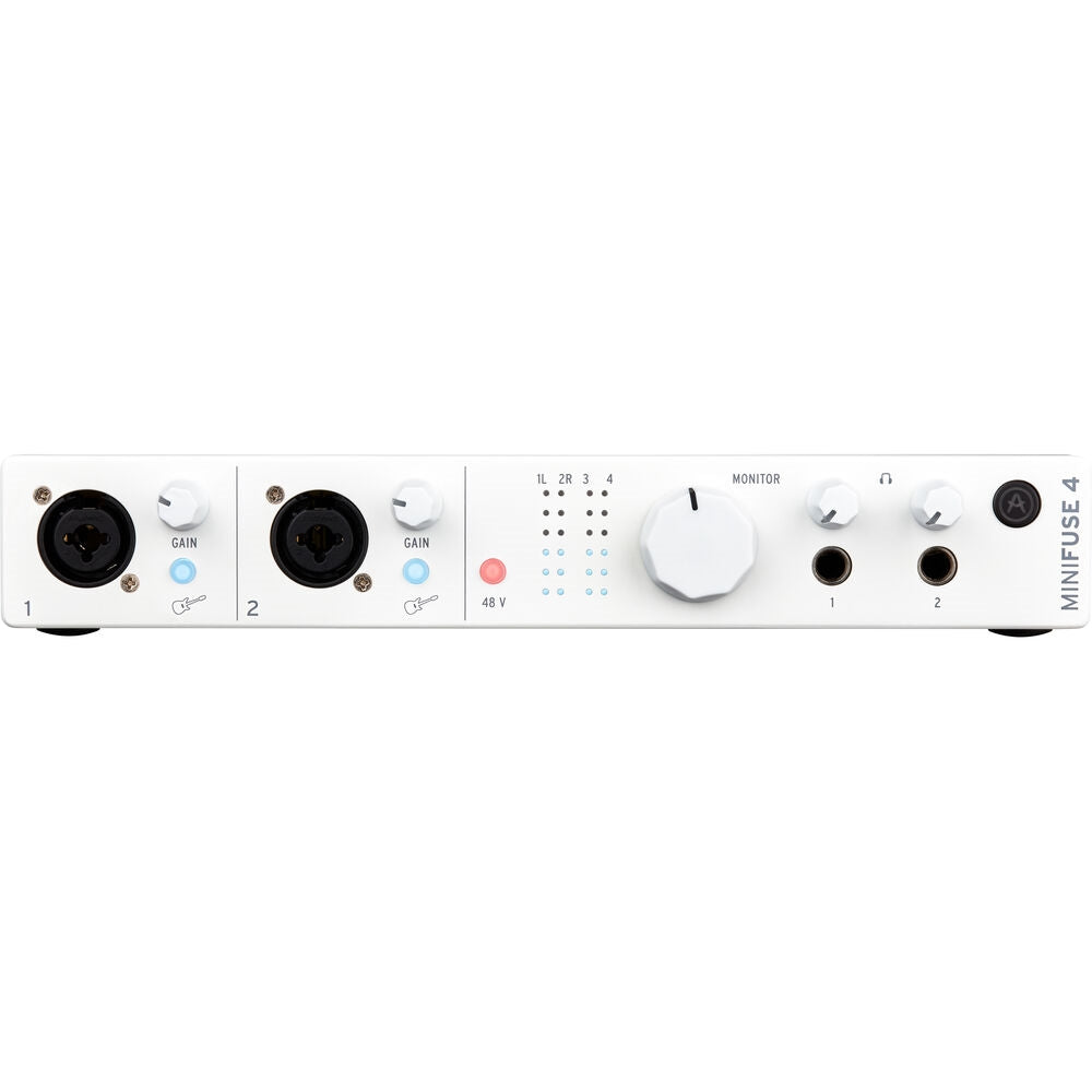 Arturia MiniFuse 4 Portable 4x4 USB Type-C Audio/MIDI Interface | White