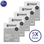 Polaroid Originals Black & White i-Type Instant Fresh Film (40 Exposures) - 5 Pack