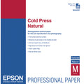 Epson Cold Press Natural Paper | 8.5 x 11", 25 Sheets