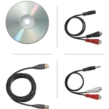Audio-Technica AT-LP120-USB Direct-Drive Professional Turntable | USB & Analog, Black