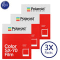 Polaroid Originals Color SX-70 Instant Film (8 Exposures) - 3 Pack