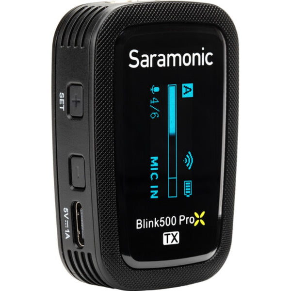 Saramonic Blink 500 ProX TX Wireless Transmitter with Omni Lavalier Microphone | 2.4 GHz