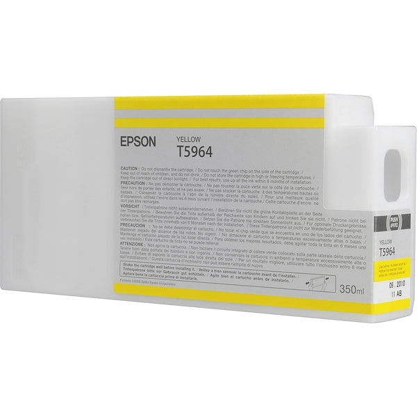 Epson T596400 Yellow UltraChrome HDR Ink Cartridge | 350 mL