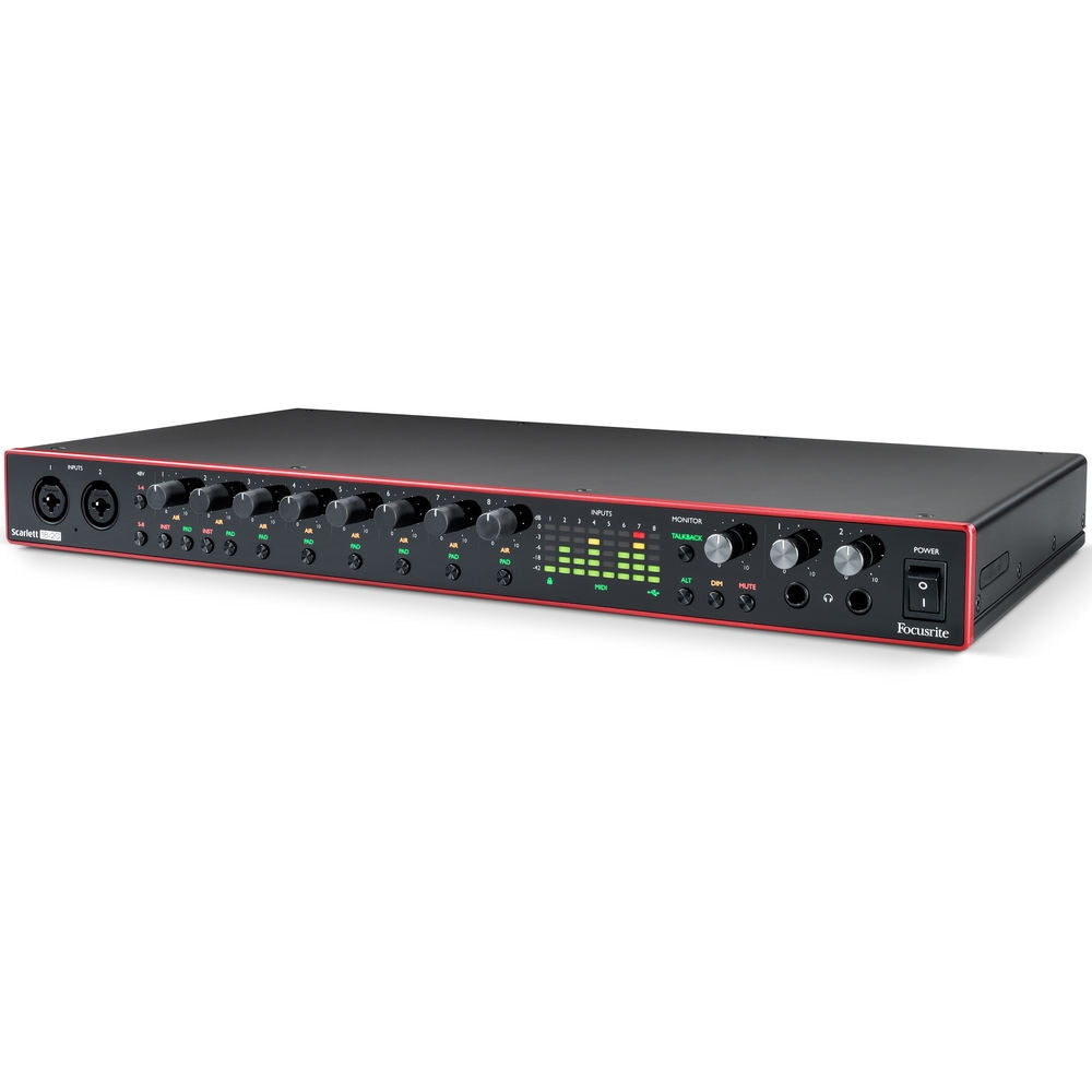 Focusrite Scarlett 18i20 Rackmount 18x20 USB Type-C Audio/MIDI Interface | 3rd Generation