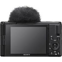 Sony ZV-1 II Digital Camera | Black Bundled with Sony Vlogger Accessory Kit + NP-BX1 Battery + Battery Charger + Microfiber Cleaning Cloth + Camera Cleaning Kit (6 Items)