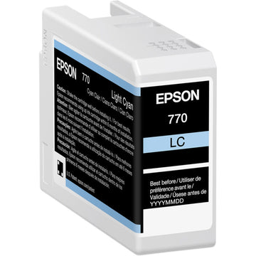 Epson 770 UltraChrome PRO10 Light Cyan Ink Cartridge | 25mL