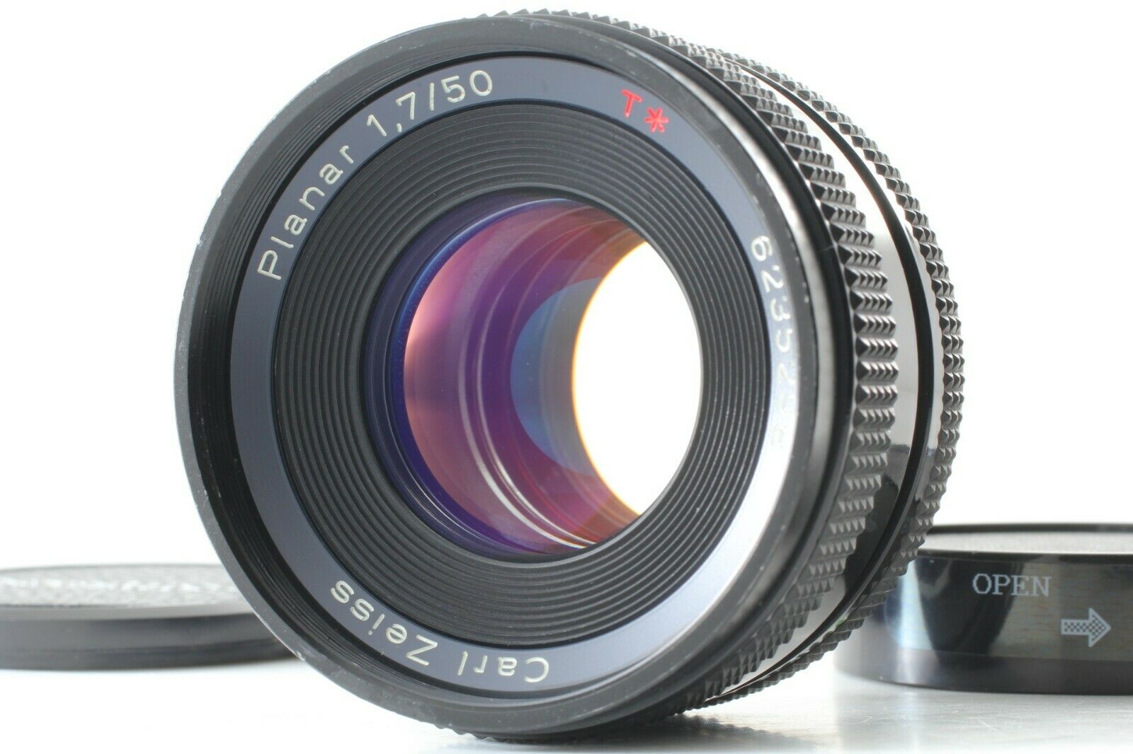 Used Contax Carl Zeiss Planar T* 50mm F/1.7 Lens CY Mount MMJ (RTS