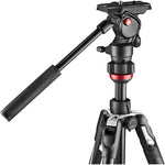 Manfrotto Befree Live Aluminum Lever-Lock Tripod Kit with Case and Two Replacement Quick Release Plates.