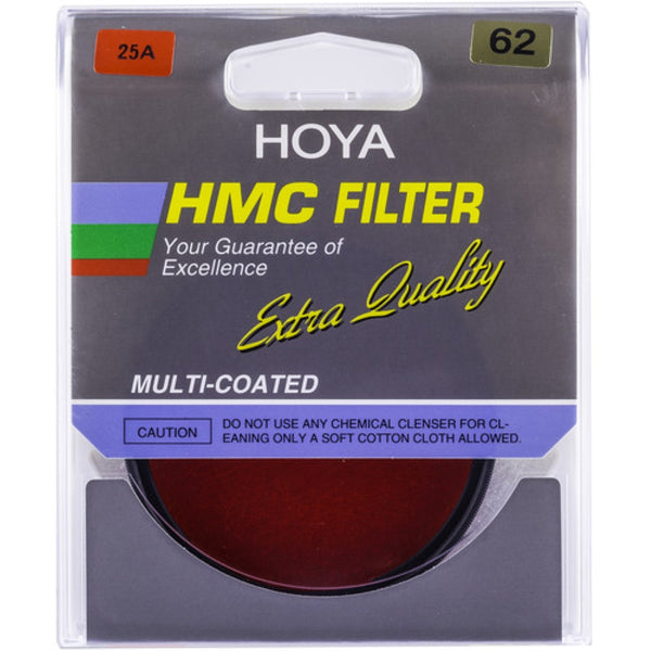Hoya 62mm Red #25A (HMC) Multi-Coated Glass Filter for Black & White Film