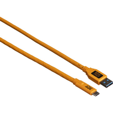 Tether Tools TetherPro USB Type-C Male to USB 3.0 Type-A Male Cable | 15', Orange