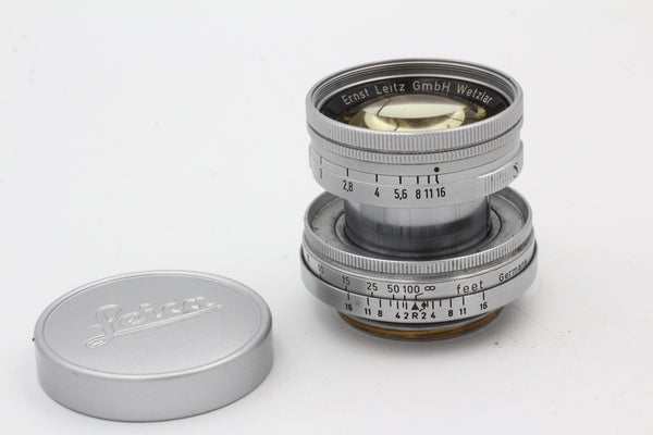Used Leica 5cm f2 LTM Collapsible Summitar Used Very Good
