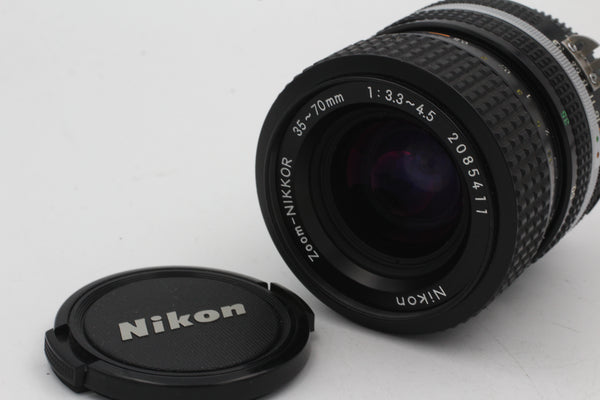 Used Nikon 35-70mm f/3.3-4.5 AiS Lens - Used Very Good