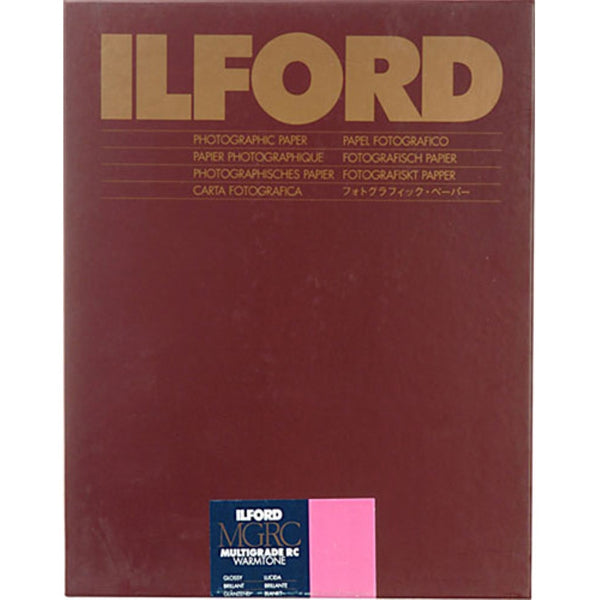 Ilford Multigrade Warmtone Resin Coated Paper | 8 x 10", Glossy, 100 Sheets