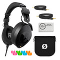 Rode NTH-100 Professional Over-Ear Headphones | Black + NTH-Cable + Cleaning Cloth Bundle